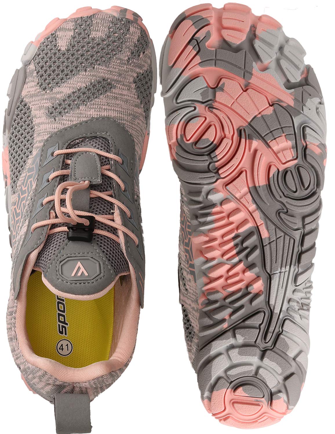Foto 7 pulgar | Zapatos Joomra Minimalist Barefoot Mujer Talla 10 Gris Rosa 41 - Venta Internacional.