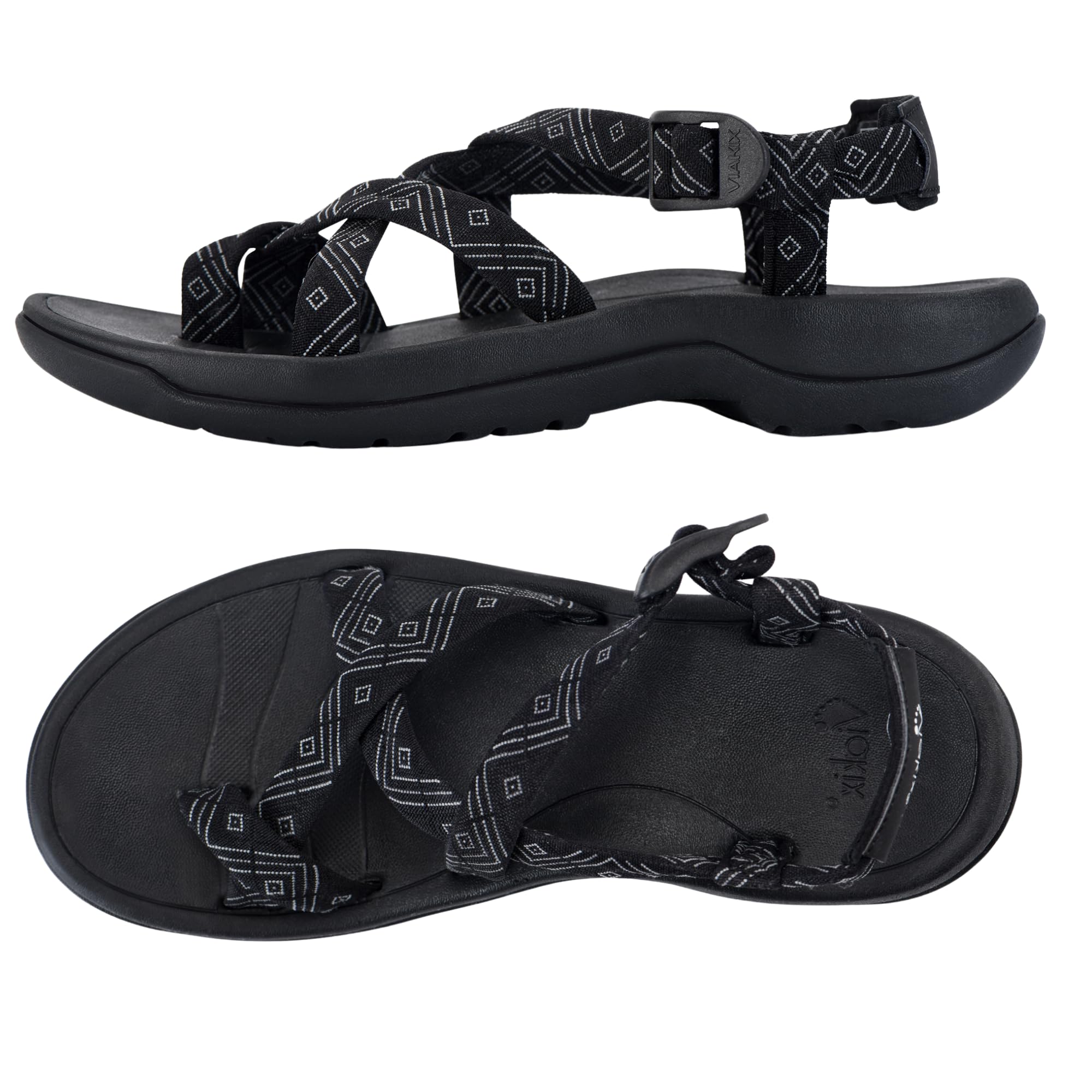 Foto 2 pulgar | Sandalias De Senderismo Viakix Acadia Para Mujer, Color Negro, Talla 8 - Venta Internacional.