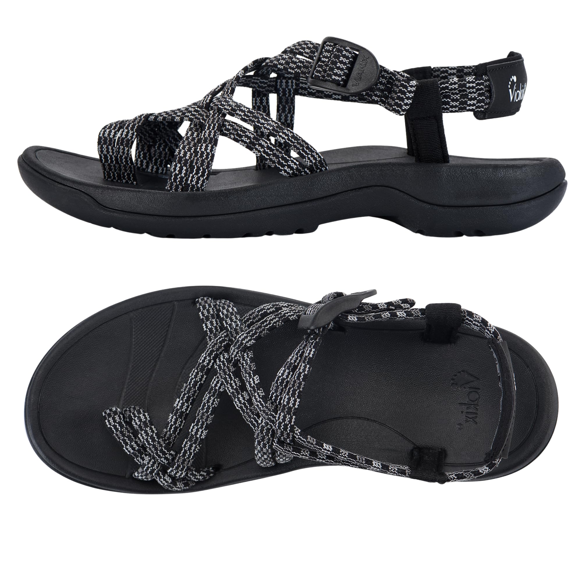 Foto 2 pulgar | Sandalias De Senderismo Viakix Acadia Para Mujer, Color Negro, Talla 9 - Venta Internacional.