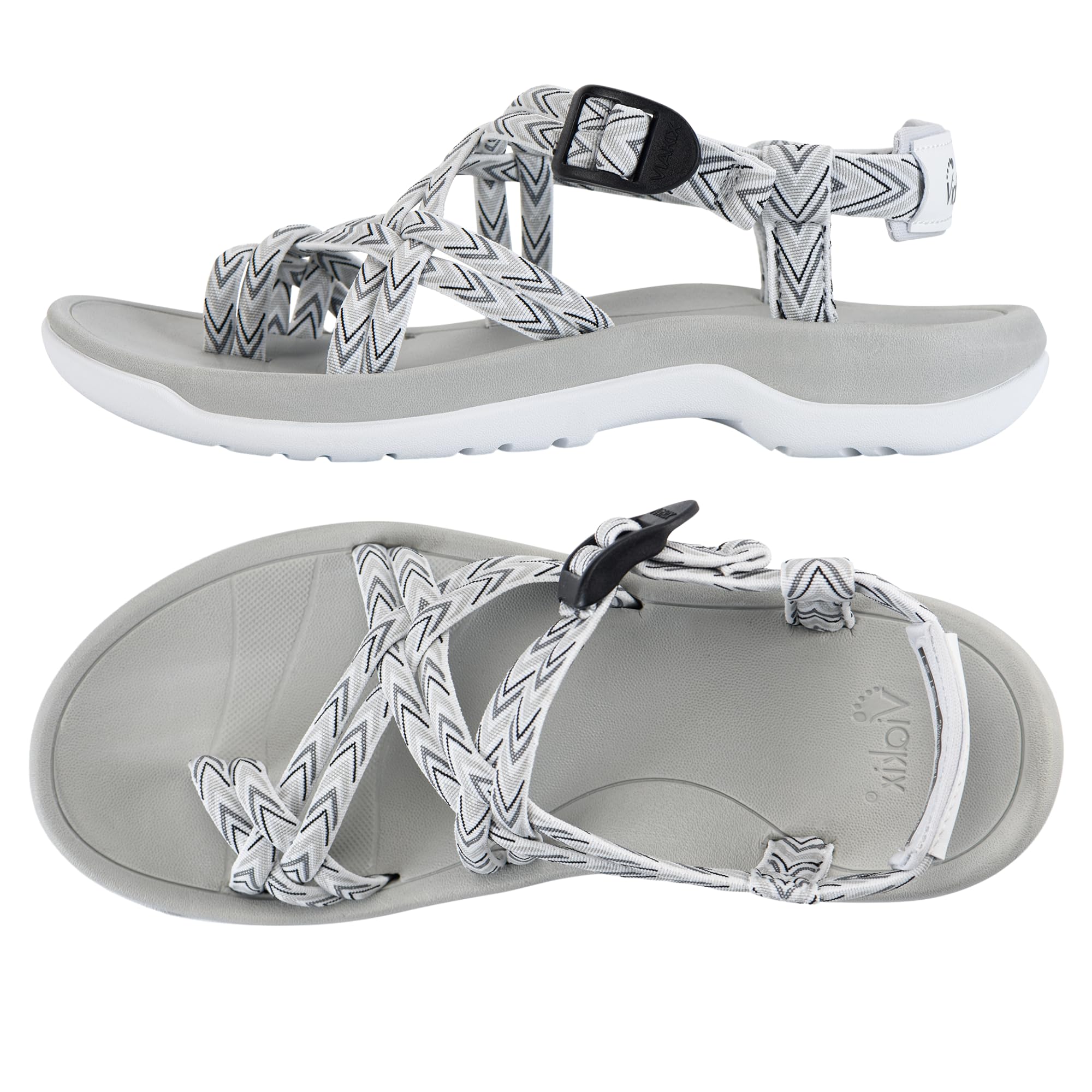 Foto 2 pulgar | Sandalias De Senderismo Viakix Acadia Para Mujer, Color Blanco, Talla 9 - Venta Internacional.