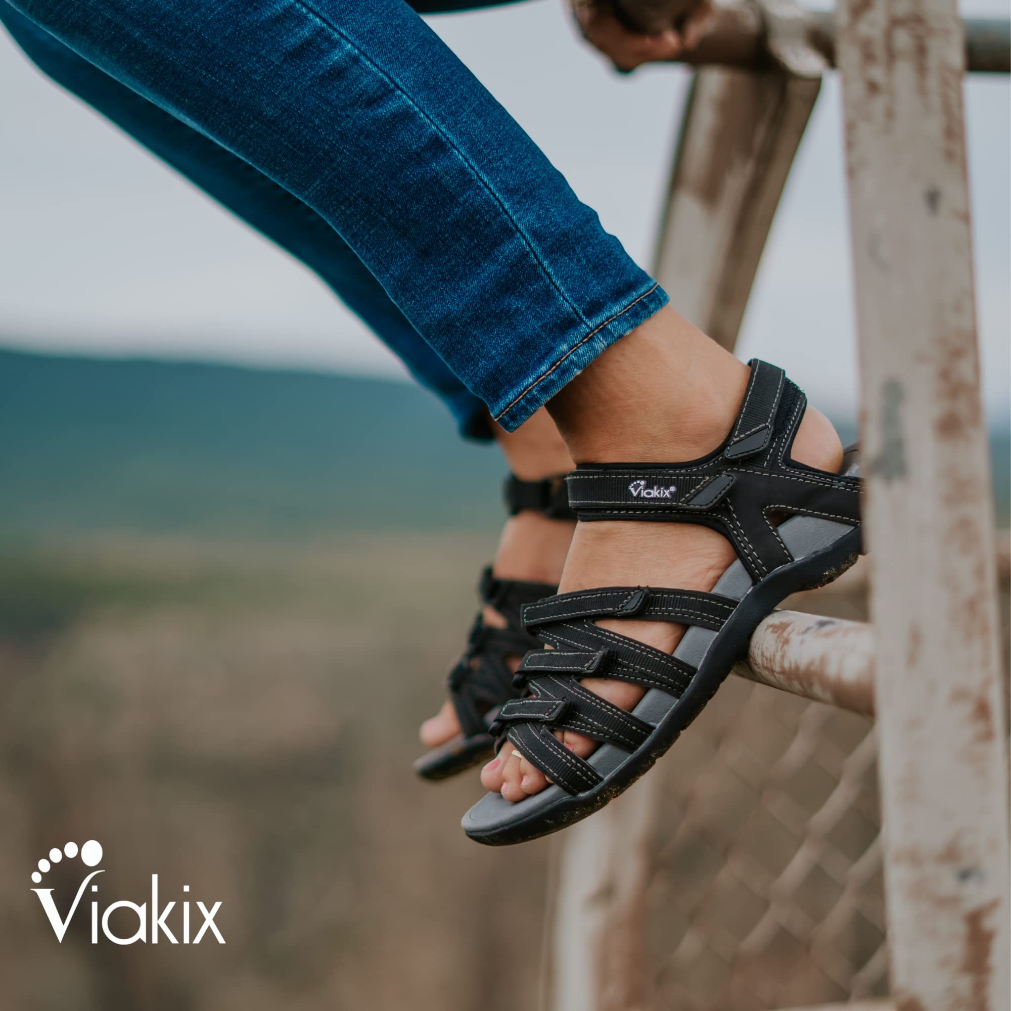Foto 4 pulgar | Sandalia Deportiva Viakix Acadia Para Mujer Azul Talla 6 - Venta Internacional.