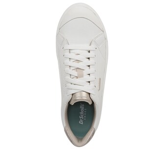 Foto 5 | Zapatilla Dr. Scholl's Time Off Para Mujer, Color Blanco/dorado, Talla 9 - Venta Internacional.