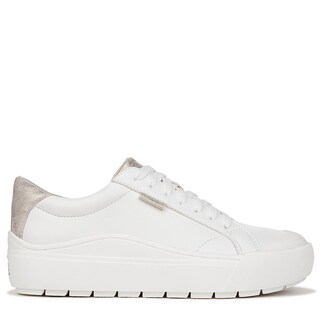 Foto 6 | Zapatilla Dr. Scholl's Time Off Para Mujer, Color Blanco/dorado, Talla 9 - Venta Internacional.