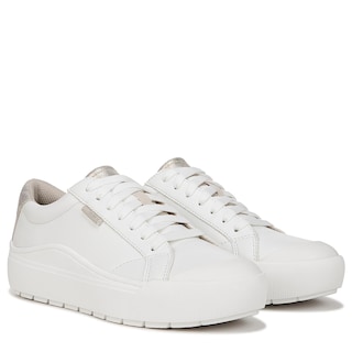 Foto 7 | Zapatilla Dr. Scholl's Time Off Para Mujer, Color Blanco/dorado, Talla 9 - Venta Internacional.