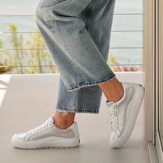 Foto 2 | Zapatilla Dr. Scholl's Time Off Para Mujer, Blanca, Lisa, Talla 13 - Venta Internacional.