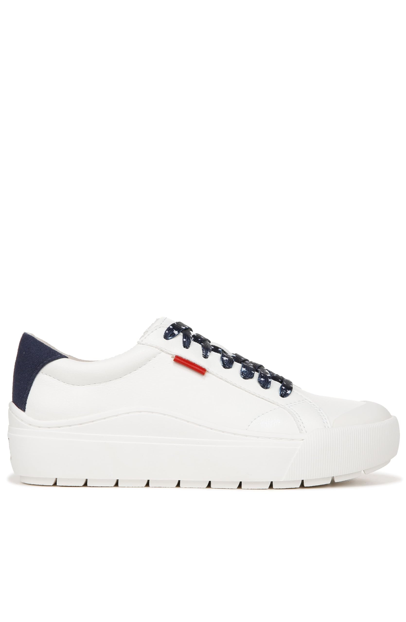 Foto 4 | Zapatilla Dr. Scholl's Time Off Para Mujer, Blanca/azul/roja, Talla 7 - Venta Internacional.