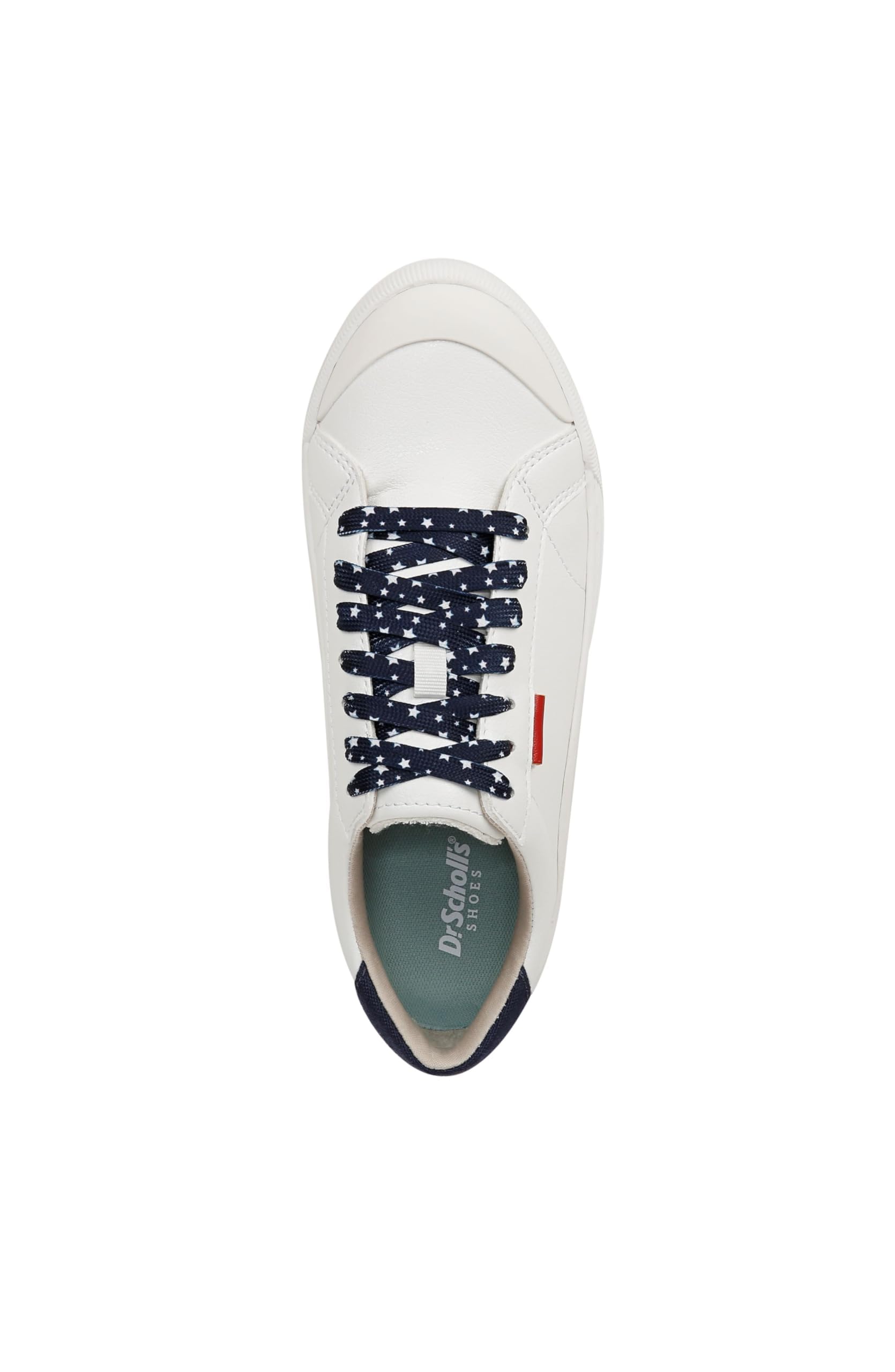 Foto 6 | Zapatilla Dr. Scholl's Time Off Para Mujer, Blanca/azul/roja, Talla 7 - Venta Internacional.