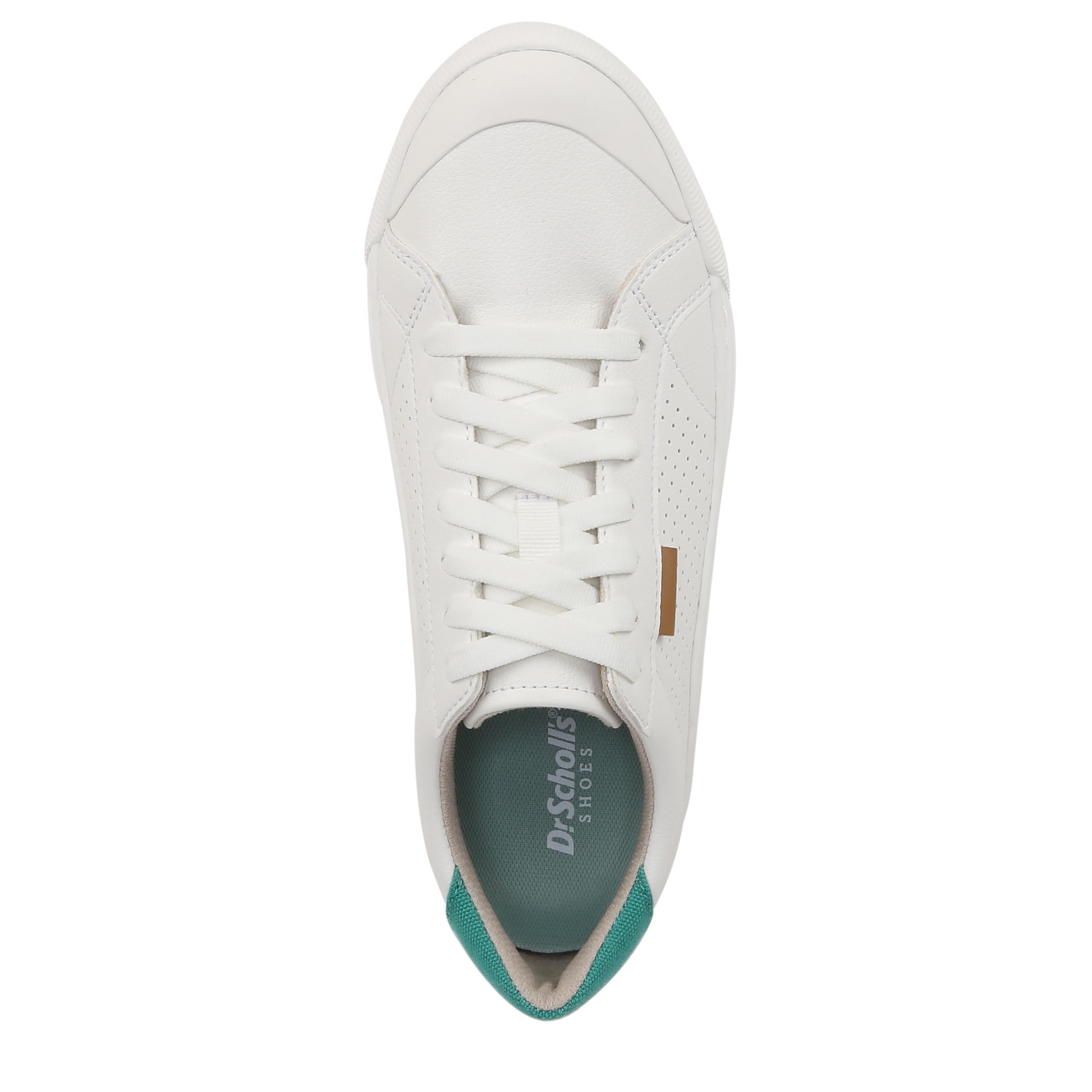 Foto 6 pulgar | Zapatilla Dr. Scholl's Time Off Platform Slip On Blanco/verde - Venta Internacional.