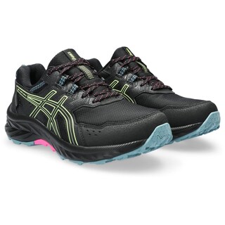 Foto 2 | Zapatillas Para Correr Asics Gel-venture 9 Impermeables Para Mujer, Negras - Venta Internacional.