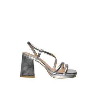 Foto 1 | Zapatilla Kipon Mujer Tacon Glam Rebelde Plateado