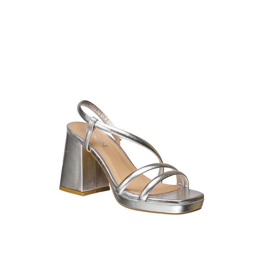 Foto 2 | Zapatilla Kipon Mujer Tacon Glam Rebelde Plateado