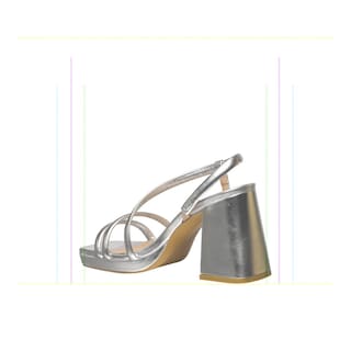 Foto 4 | Zapatilla Kipon Mujer Tacon Glam Rebelde Plateado