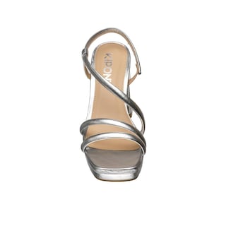 Foto 5 | Zapatilla Kipon Mujer Tacon Glam Rebelde Plateado