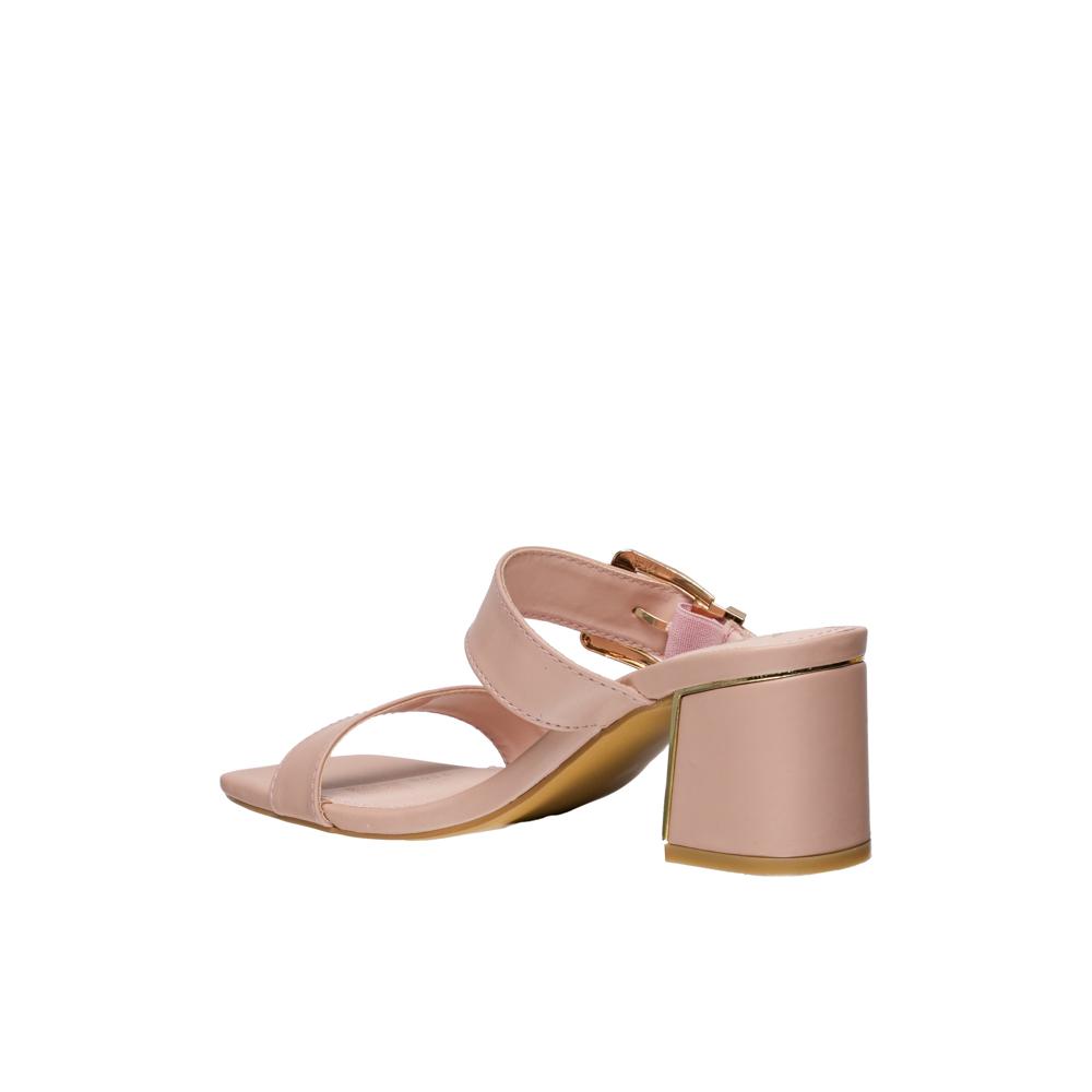 Foto 5 pulgar | Sandalia Kipon Mujer Tacon Bello Rosa
