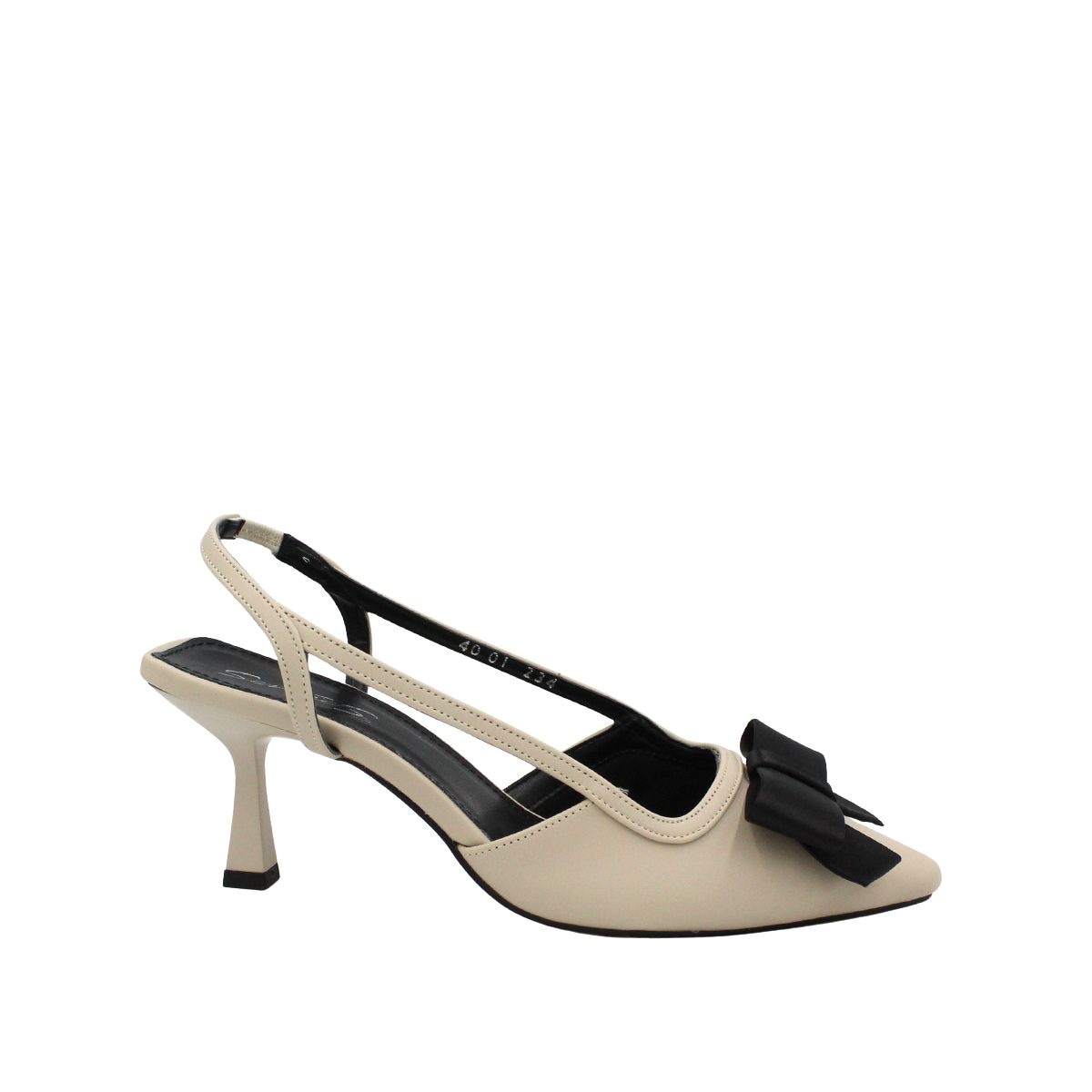 Zapatilla Elegante Para Dama Destalonada Con Moño Selena $829