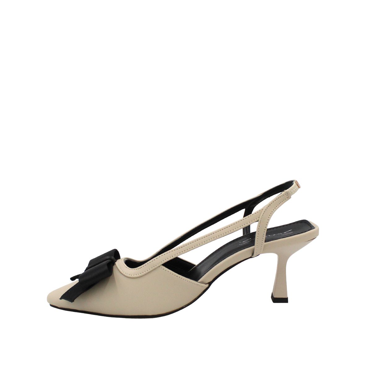Foto 5 pulgar | Zapatilla Elegante Para Dama Destalonada Con Moño Selena