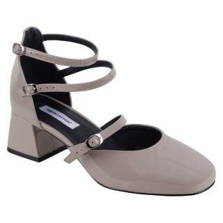 Foto 1 | Zapatillas Exterior Charol Color Beige Para Mujer De Rbcollection