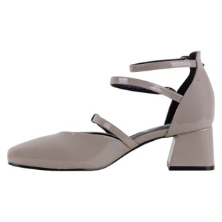 Foto 3 | Zapatillas Exterior Charol Color Beige Para Mujer De Rbcollection