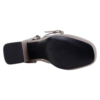 Foto 4 | Zapatillas Exterior Charol Color Beige Para Mujer De Rbcollection