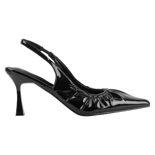 Foto 2 | Zapatillas Exterior Charol Color Negro Para Mujer De Rbcollection