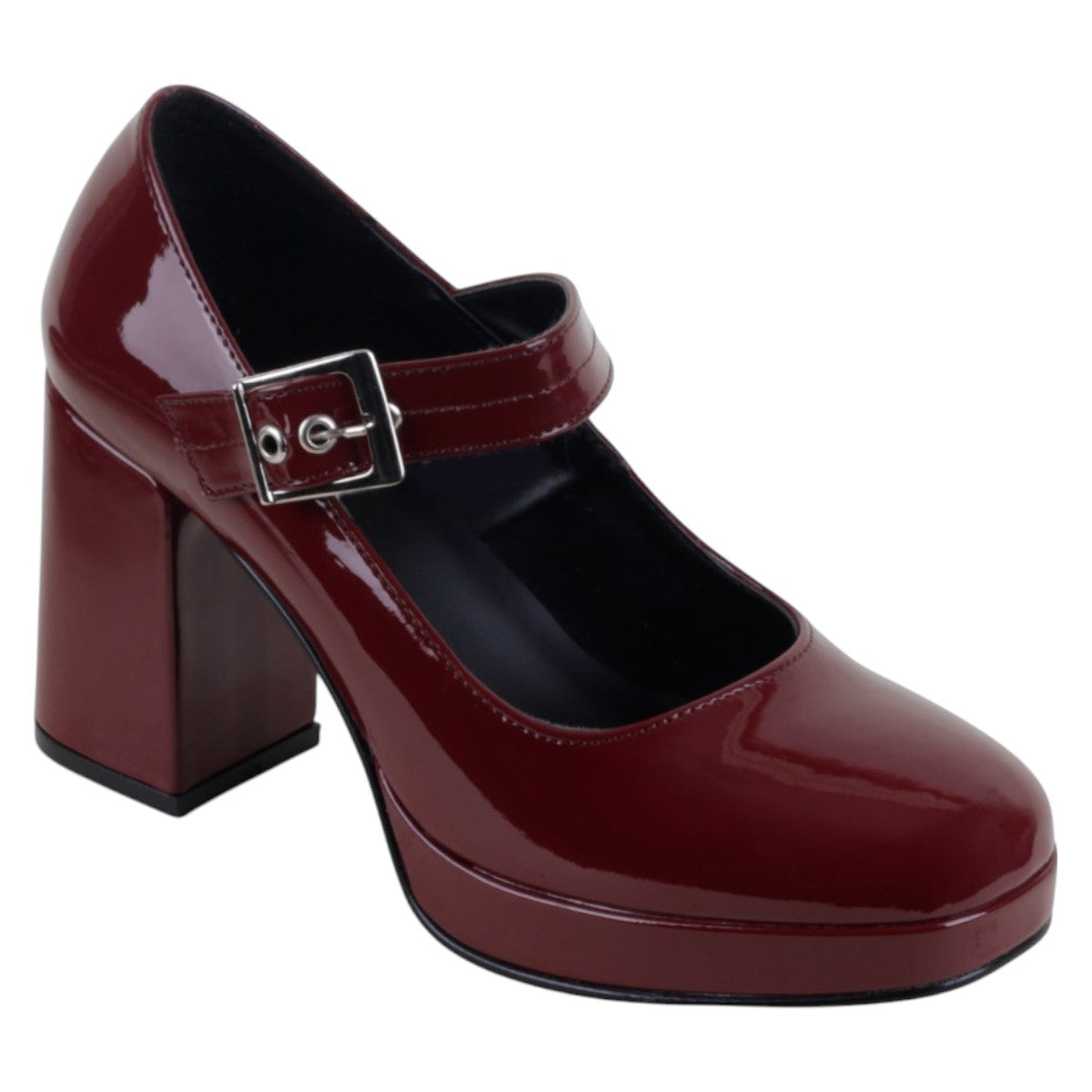 Foto 2 pulgar | Zapatillas Exterior Charol Color Rojo Para Mujer De Rbcollection