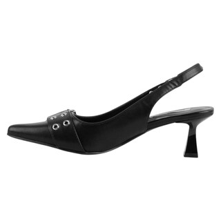 Foto 3 | Zapatillas Exterior Piel Vegana Color Negro Para Mujer De Rbcollection