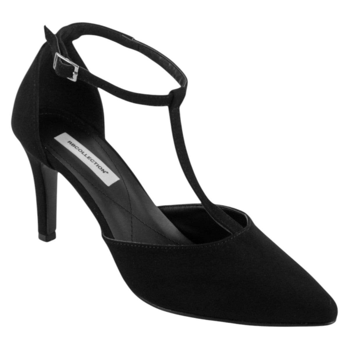 Foto 2 pulgar | Zapatillas Exterior Gamuza Color Negro Para Mujer De Rbcollection