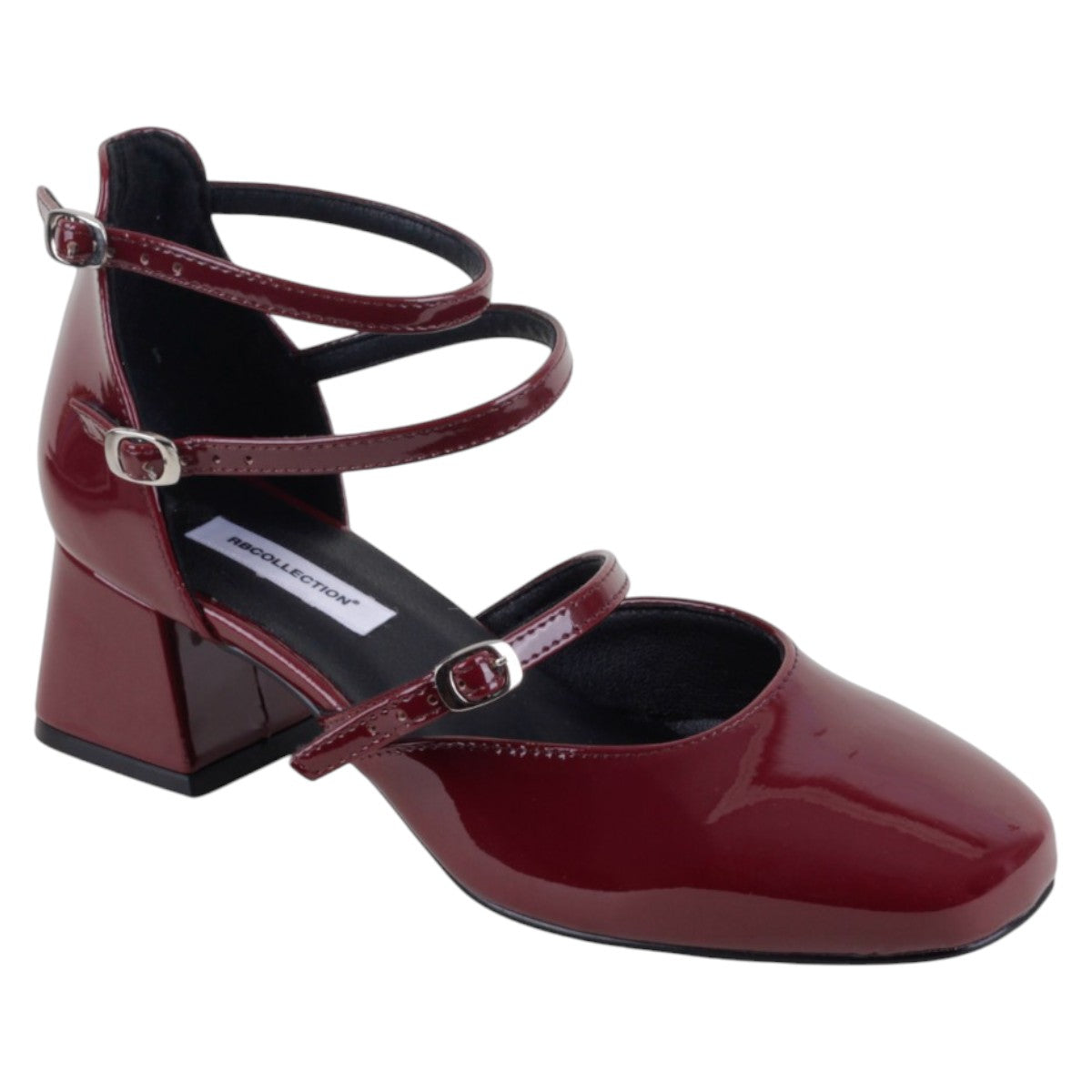 Foto 1 | Zapatillas Exterior Charol Color Rojo Para Mujer De Rbcollection