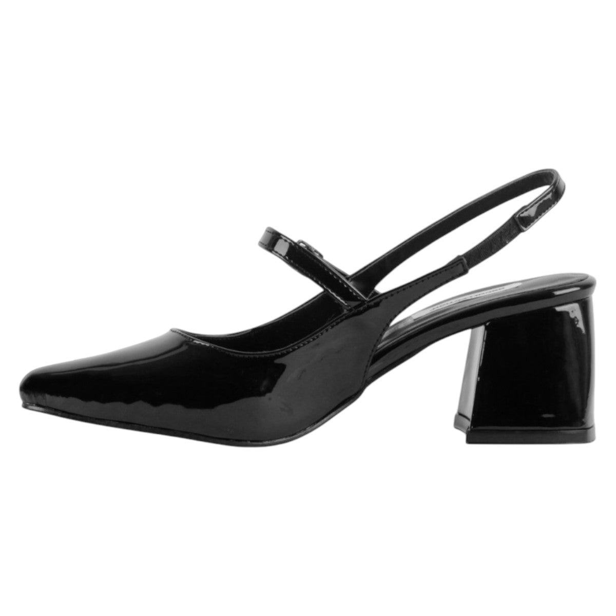Foto 4 pulgar | Zapatillas Exterior Charol Color Negro Para Mujer De Rbcollection