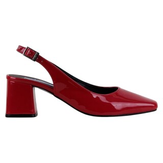 Foto 2 | Zapatillas Exterior Charol Color Rojo Para Mujer De Rbcollection