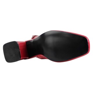 Foto 4 | Zapatillas Exterior Charol Color Rojo Para Mujer De Rbcollection