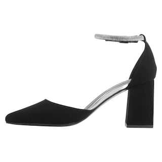 Foto 3 | Zapatillas Exterior Gamuza Sintética Color Negro Para Mujer De Rbcollection