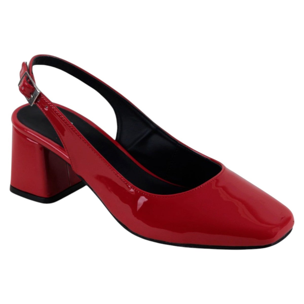 Zapatillas Exterior Charol Color Rojo Para Mujer De Rbcollection $799
