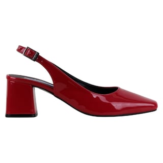 Foto 2 | Zapatillas Exterior Charol Color Rojo Para Mujer De Rbcollection