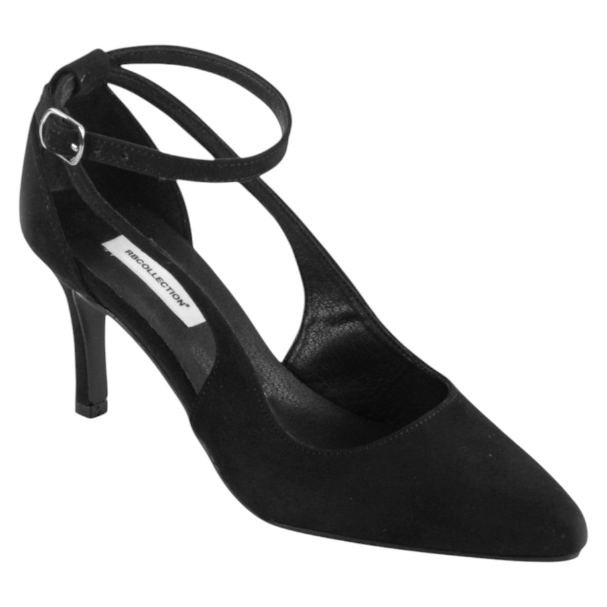 Foto 2 pulgar | Zapatillas Exterior Gamuza Color Negro Para Mujer De Rbcollection