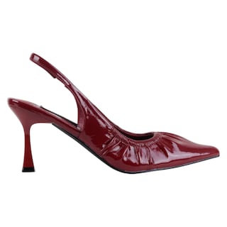 Foto 2 | Zapatillas Exterior Charol Color Rojo Para Mujer De Rbcollection