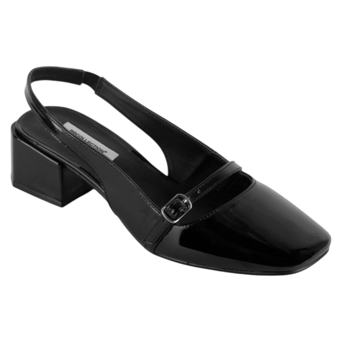 Zapatillas Exterior Charol Color Negro Para Mujer De Rbcollection