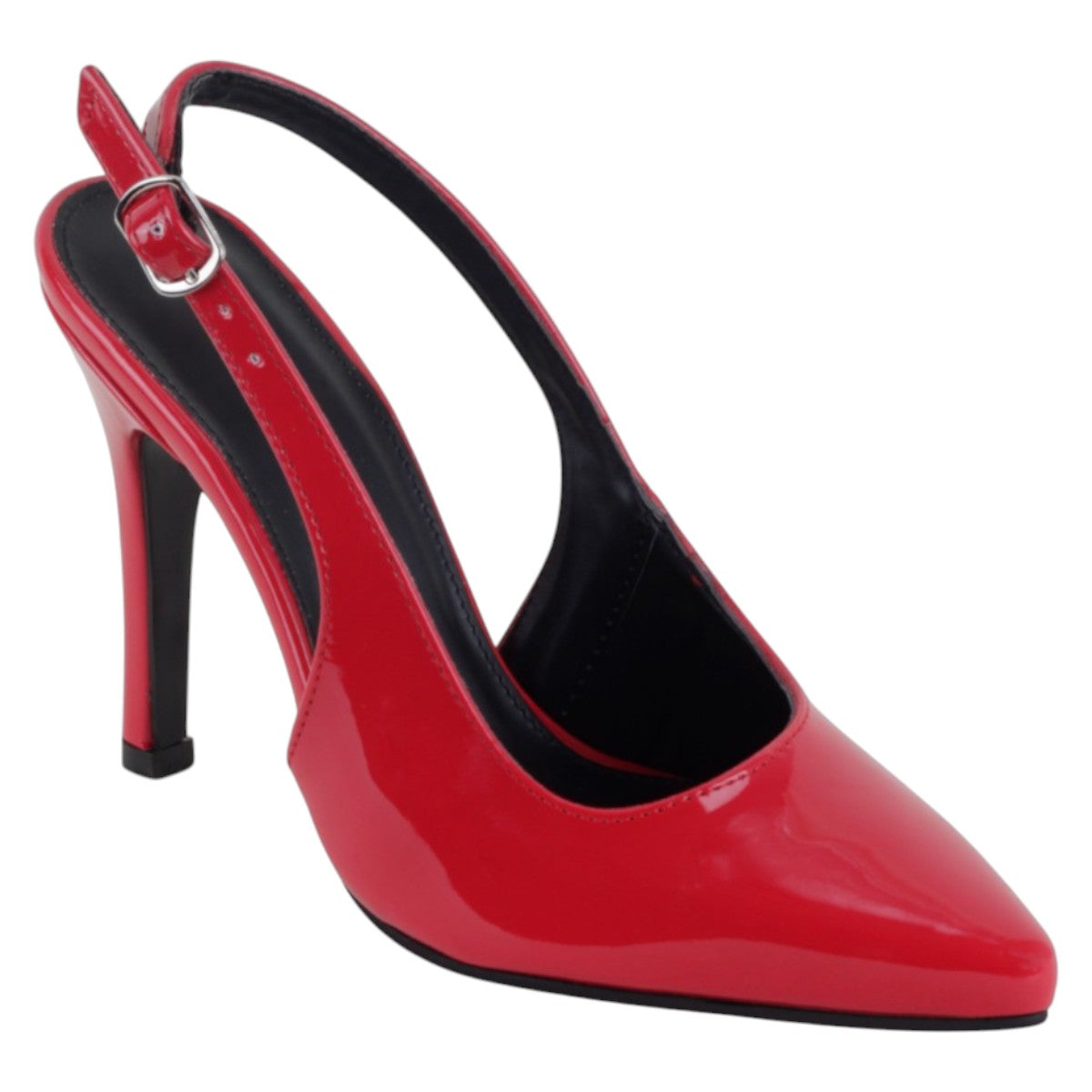 Foto 2 pulgar | Zapatillas Exterior Charol Color Rojo Para Mujer De Rbcollection