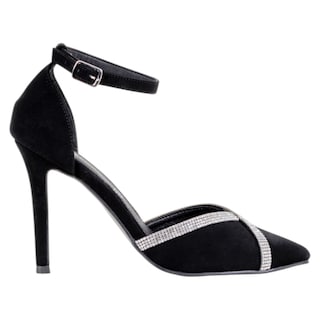 Foto 2 | Zapatillas Exterior Piel De Durazno Color Negro Para Mujer De Rbcollection