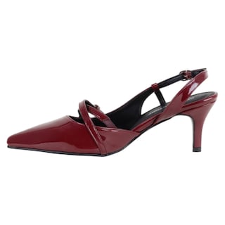 Foto 3 | Zapatillas Exterior Charol Color Rojo Para Mujer De Rbcollection