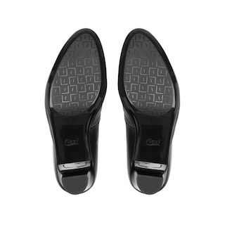 Foto 5 | Zapatillas Flexi 124401 color Negro Formales de Piel para Mujer