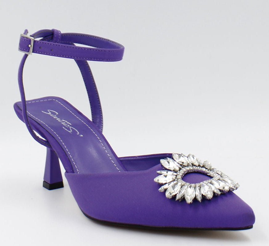 Zapatillas Elegantes Danae Nuñez color Morado