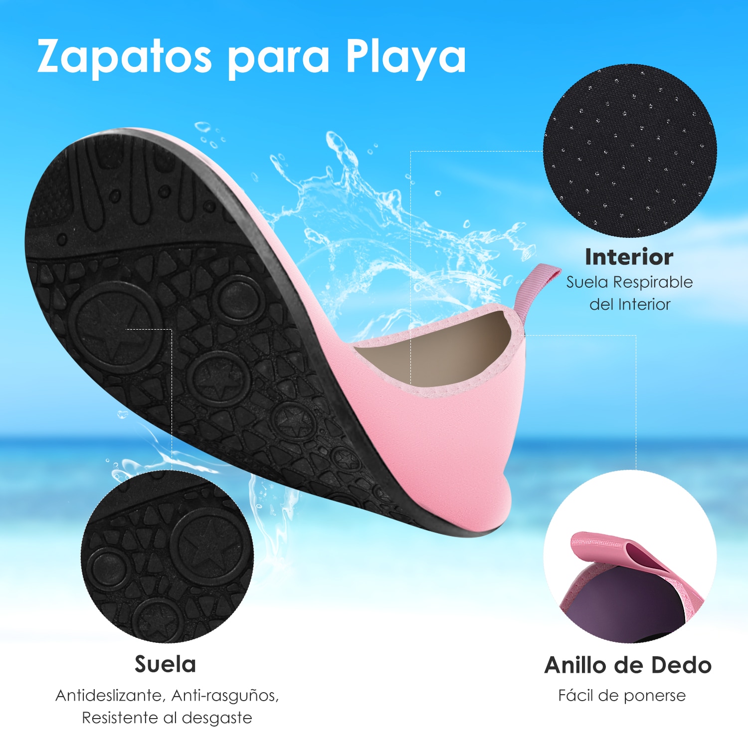 Zapato discount acuatico coppel