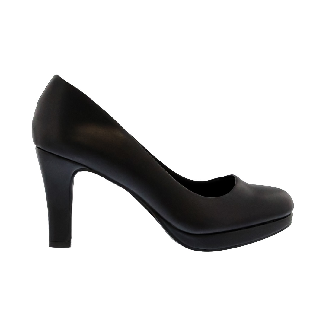 Foto 2 | Zapatilla Tipo Piel Color Negro Lady Paulina Confort Amaya 23101 para Mujer