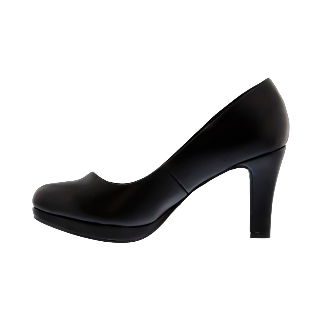 Foto 4 pulgar | Zapatilla Tipo Piel Color Negro Lady Paulina Confort Amaya 23101 para Mujer