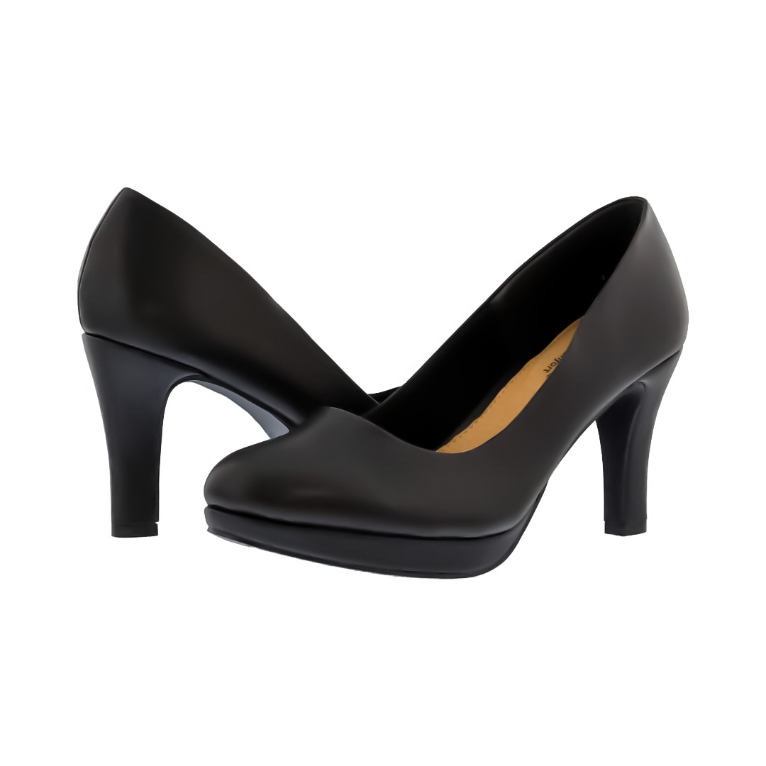 Foto 4 | Zapatilla Tipo Piel Color Negro Lady Paulina Confort Amaya 23101 para Mujer