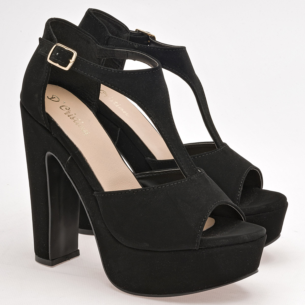 Foto 2 | Zapatilla D'cristian 121561-e Negras para Mujer