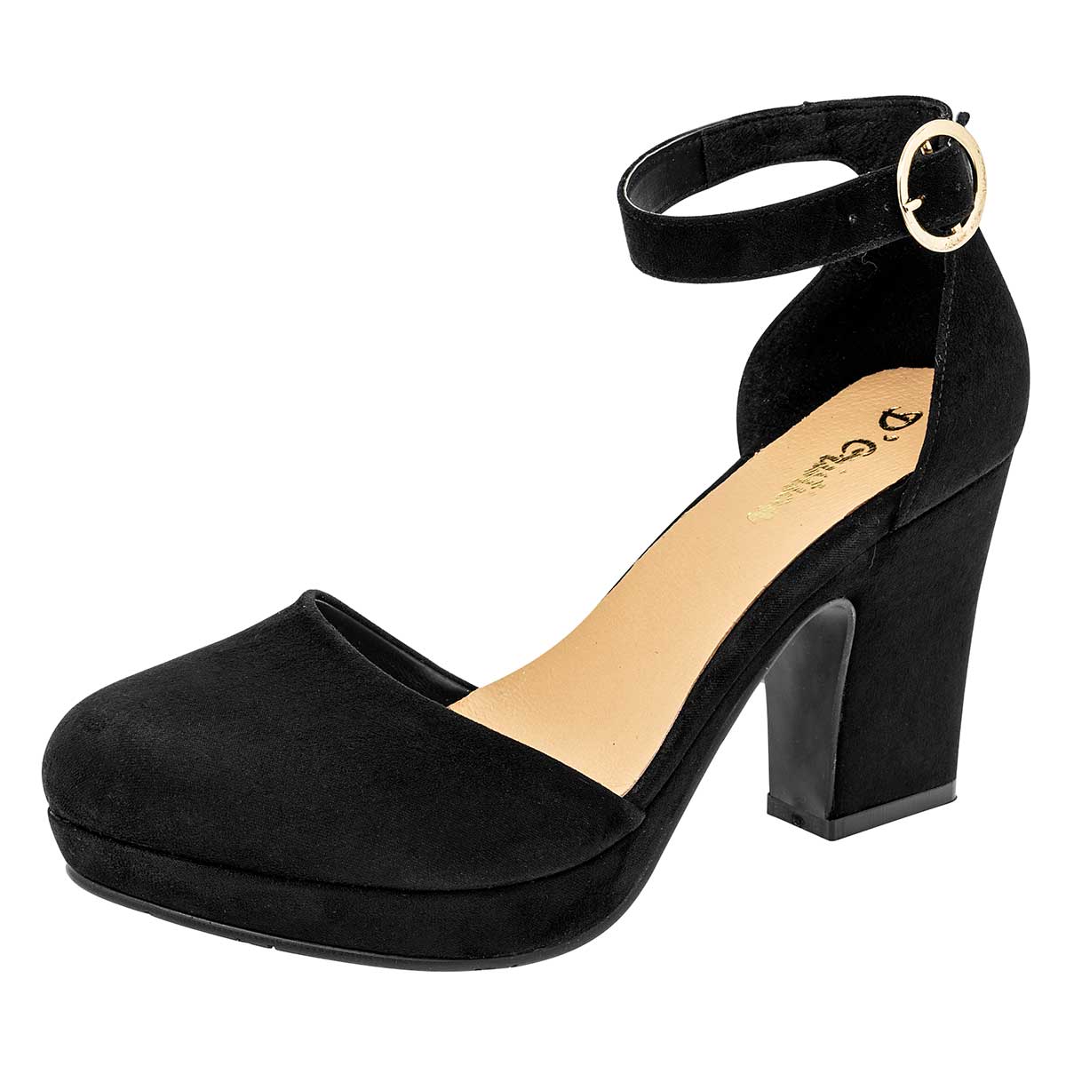 Zapatos de Tacón D'cristian para Mujer Negros $649