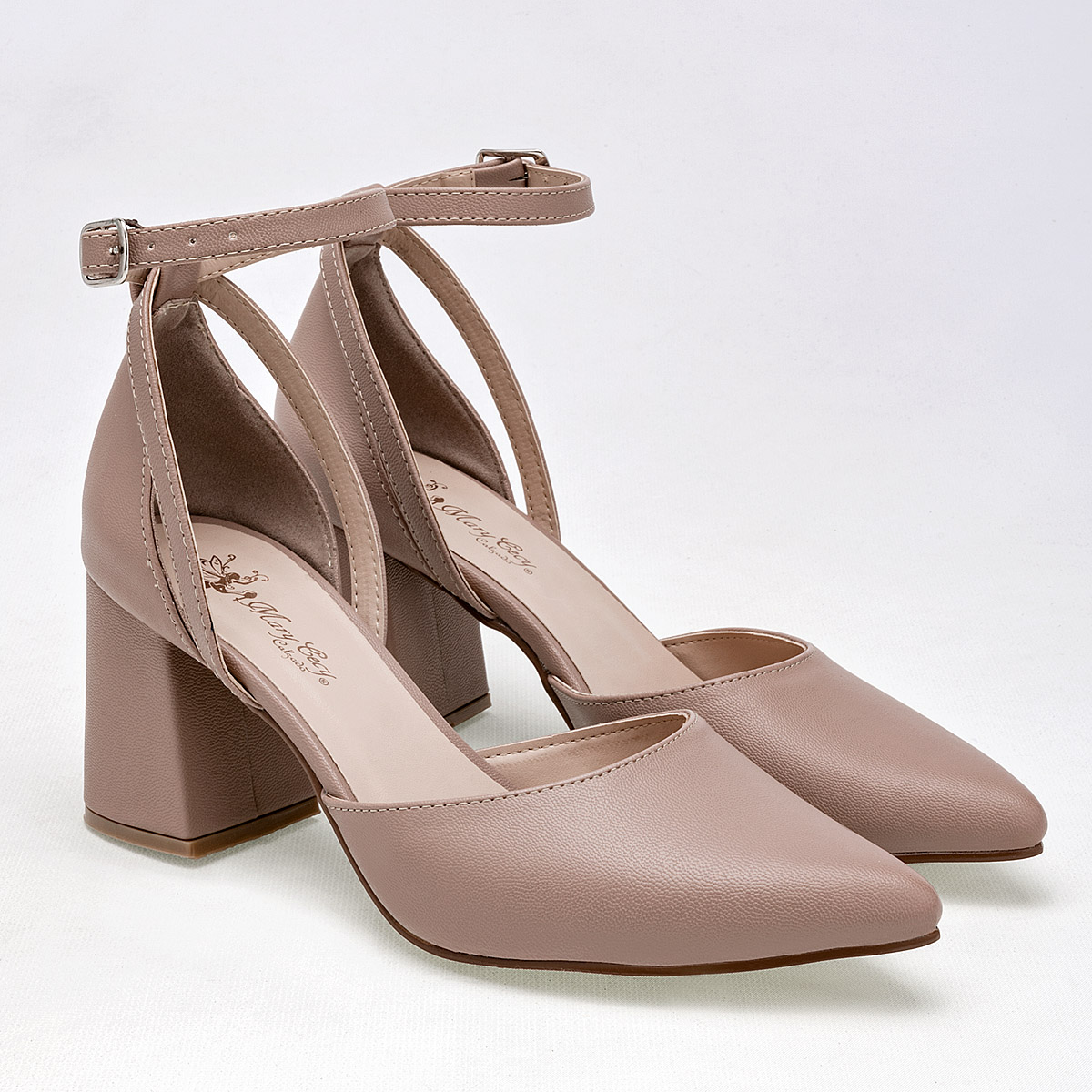 Foto 3 pulgar | Zapatilla Mary Cecy Beige para Mujer