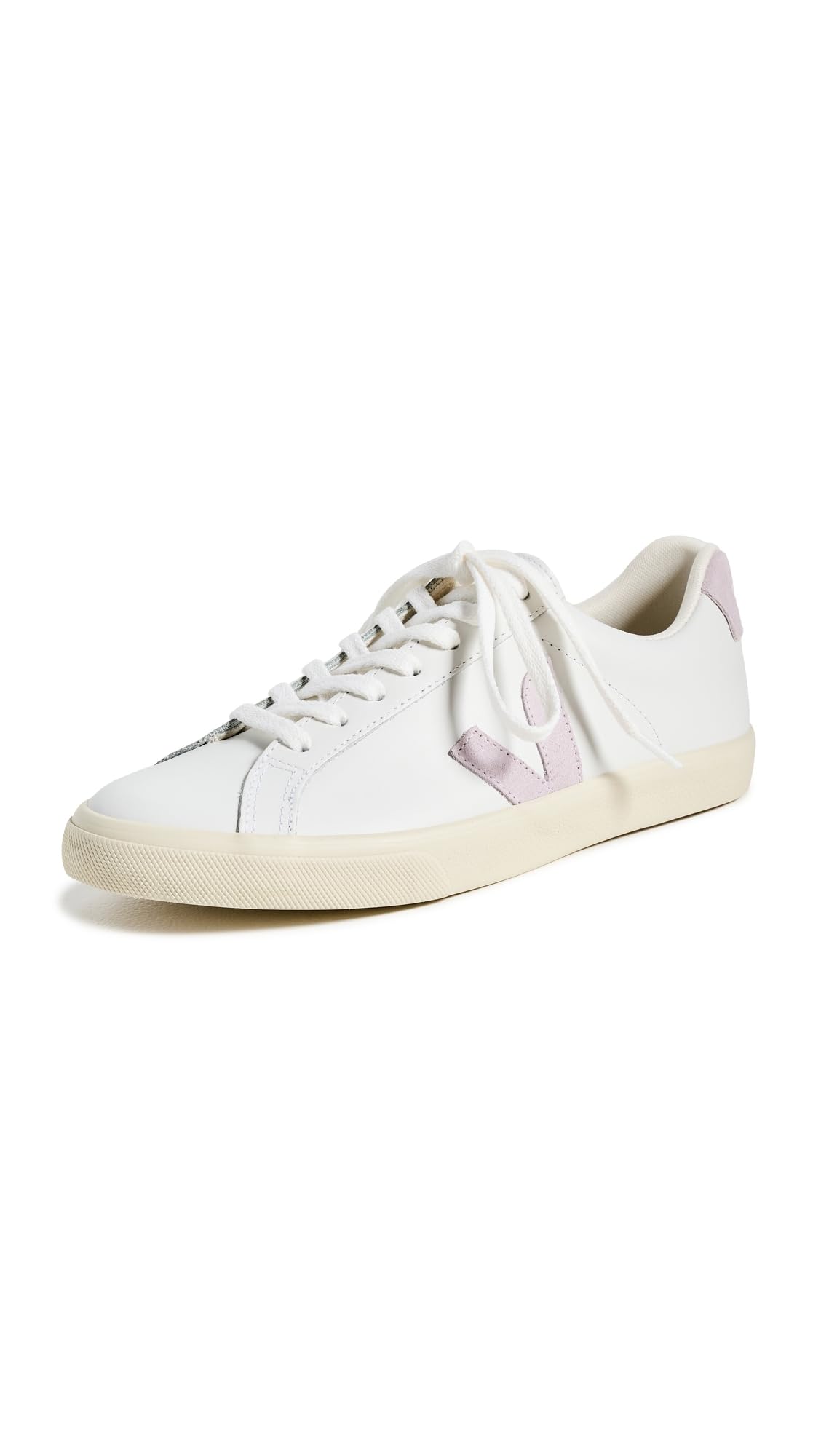 Tenis Veja Esplar Logo Extra Blancas Parme para Mujer - Venta Internacional